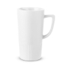 20 oz Texture Base Tall Ceramic Mug - White