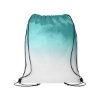 Prisma Eco Friendly Gradient Drawstring Bag - Tahiti Blue
