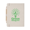 Hemp Journal Notebook & Pen 6" X 8.0125"