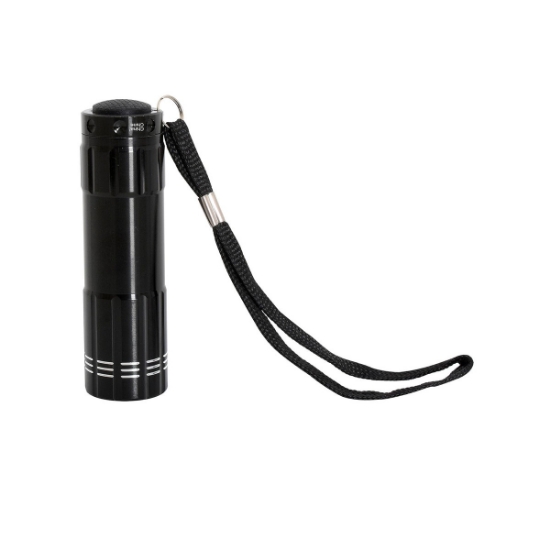 Malcolm Recycled Aluminum Flashlight - Black