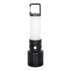Dream Team 2-in-1 Recycled ABS Plastic Rechargeable Flashlight with Lantern - Black