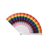 Rainbow Pride LGBTQ+ Folding Handheld Fan - Rainbow
