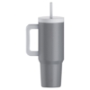 40 oz Aspen Vacuum Insulated Stainless Steel Tumbler With Handle - Steel Gray
