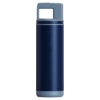 20 oz Alpine Flip N Sip Vacuum Insulated Stainless Steel Water Bottle - Mountain Blue