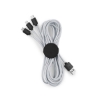 Light-Up-Your-Logo 10' 2-in-1 Cable - Silver