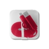 XL Multi Charging Cable In Storage Case - Red