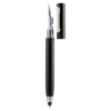 3-in-1 Earbud Cleaning Pen Stylus - Black