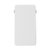 Trio Power Bank Wireless Charging Pad with 3-in-1 Cable - White