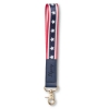 USA Patriotic Wrist Strap Keychain
