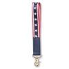 USA Patriotic Wrist Strap Keychain