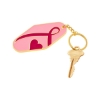 Breast Cancer Awareness Pink Ribbon Metal Keychain - Brst Cncr Awns