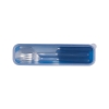 Cutlery Set In Plastic Case - Blue
