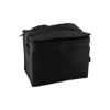 6 Pack Non-Woven Lunch Cooler Bag - Black