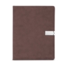 Nuba Cover With Phone Stand Refillable Journal 6.3" X 8.39" - Brown