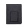 Roma 6"x8" Wireless Power Charger Refillable Journal - Black