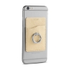 Shimmer Card Holder With Metal Ring Phone Stand