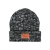 Heathered Knit Cuffed Rib Beanie