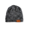 Fuzzy Lining Slouchy Beanie - Black