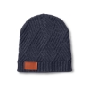 Trellis Knit Beanie - Heather Navy