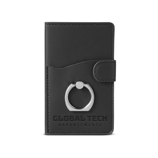 Tuscany Dual Card Pocket With Metal Ring