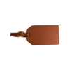 Grand Central Luggage Tag Sueded Leather - Tan