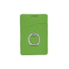 Tuscany Card Holder with Metal Ring Phone Stand - Green-Lime