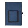 Roma Journal Notebook With Phone Pocket 5.625" X 8.25" - Blue-Navy