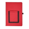 Roma Journal Notebook With Phone Pocket 5.625" X 8.25" - Red