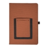 Roma Journal Notebook With Phone Pocket 5.625" X 8.25" - Tan