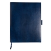 Venezia Cover With Large Refillable Journal 7.5" X 9.8" - Blue-Navy