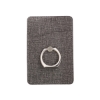 RFID Phone Pocket With Metal Ring Phone Stand - Gray