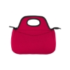 Zippered Neoprene Lunch Cooler Tote Bag - Red