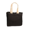 Jute Tote Bag - Black