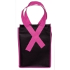 Small Breast Cancer Awareness Bag - Black-Pink