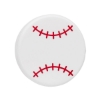 Baseball Magnetic Memo Clip - White