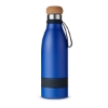 19 oz Double Wall Vacuum Insulated Bottle With Cork Lid - Blue-Reflex