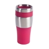 16 oz Silver Streak Tumbler - Burgundy