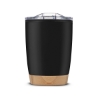 12 oz Symmetry Tumbler With Bamboo Base - Black