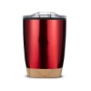 12 oz Symmetry Tumbler With Bamboo Base - Red