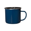 16.9 oz Iron And Stainless Steel Log Cabin Mug - Blue