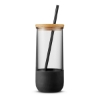 20 oz Vivify Straw Tumbler With Silicone Grip - Black