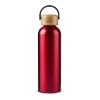 24 oz Vigor Aluminum Bottle With Bamboo Lid - Red