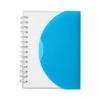 Curve Medium Spiral Notebook 4.25" x 5.25" - Translucent Blue