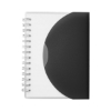 Curve Medium Spiral Notebook 4.25" x 5.25" - Translucent Smoke