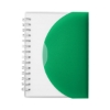 Curve Medium Spiral Notebook 4.25" x 5.25" - Translucent Green