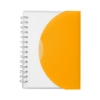 Curve Medium Spiral Notebook 4.25" x 5.25" - Translucent Orange
