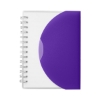 Curve Medium Spiral Notebook 4.25" x 5.25" - Translucent Purple