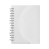 Curve Medium Spiral Notebook 4.25" x 5.25" - White
