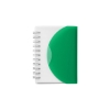 Curve Small Spiral Notebook 3.25" x 4.25" - Translucent Green
