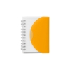 Curve Small Spiral Notebook 3.25" x 4.25" - Translucent Orange